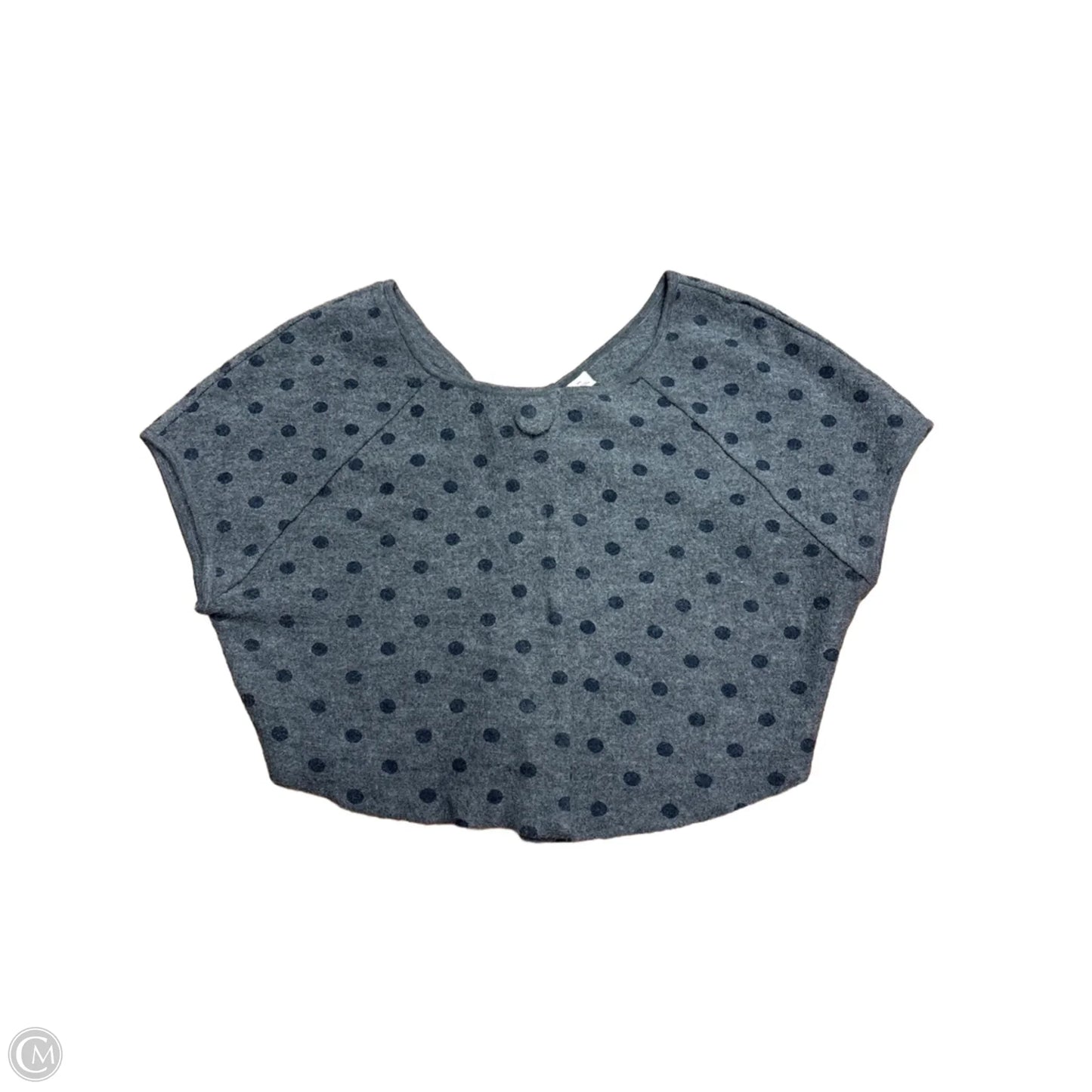 Sweater Short Sleeve By Moth In Polkadot Pattern, Size: M