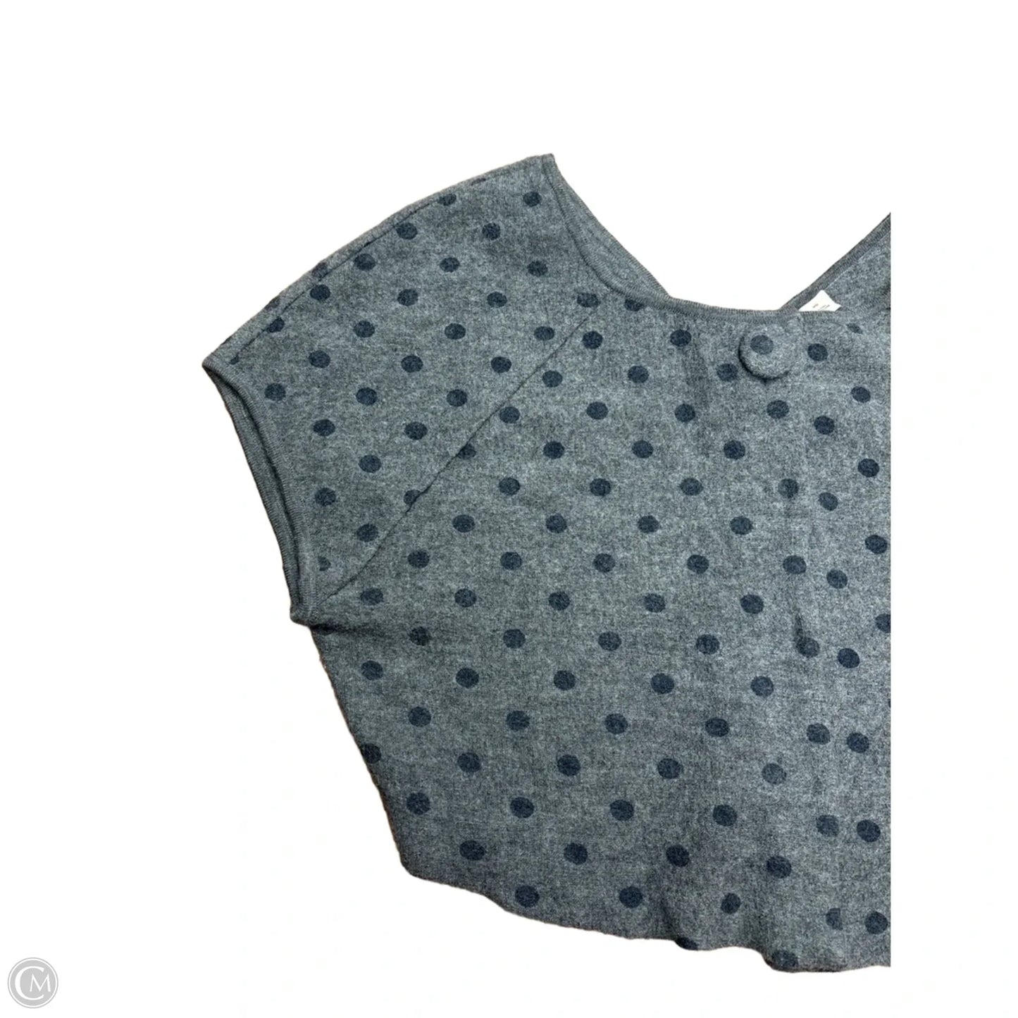 Sweater Short Sleeve By Moth In Polkadot Pattern, Size: M