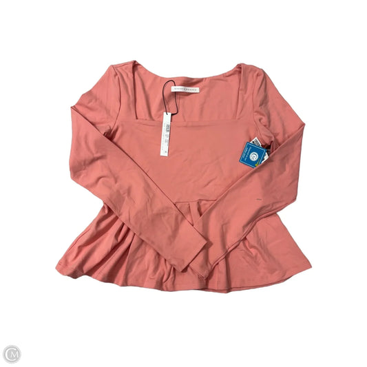 New! Top Long Sleeve By Susana Monaco In Pink, Size: Xl