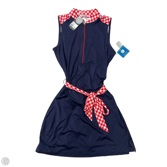 New! Athletic Dress By Fairway & Greene In Blue & Red, Size: Xs
