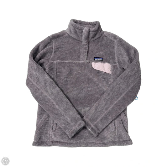 Jacket Fleece By Patagonia In Purple, Size: M