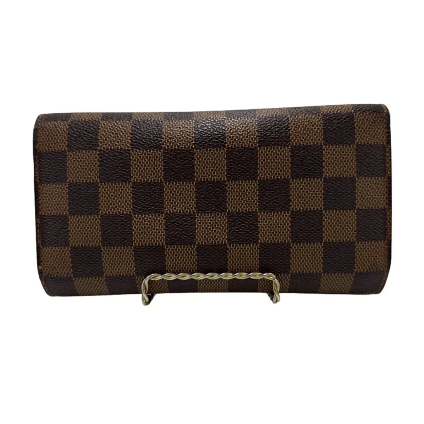 Louis Vuitton Sarah Luxury Wallet in Damier Ebene