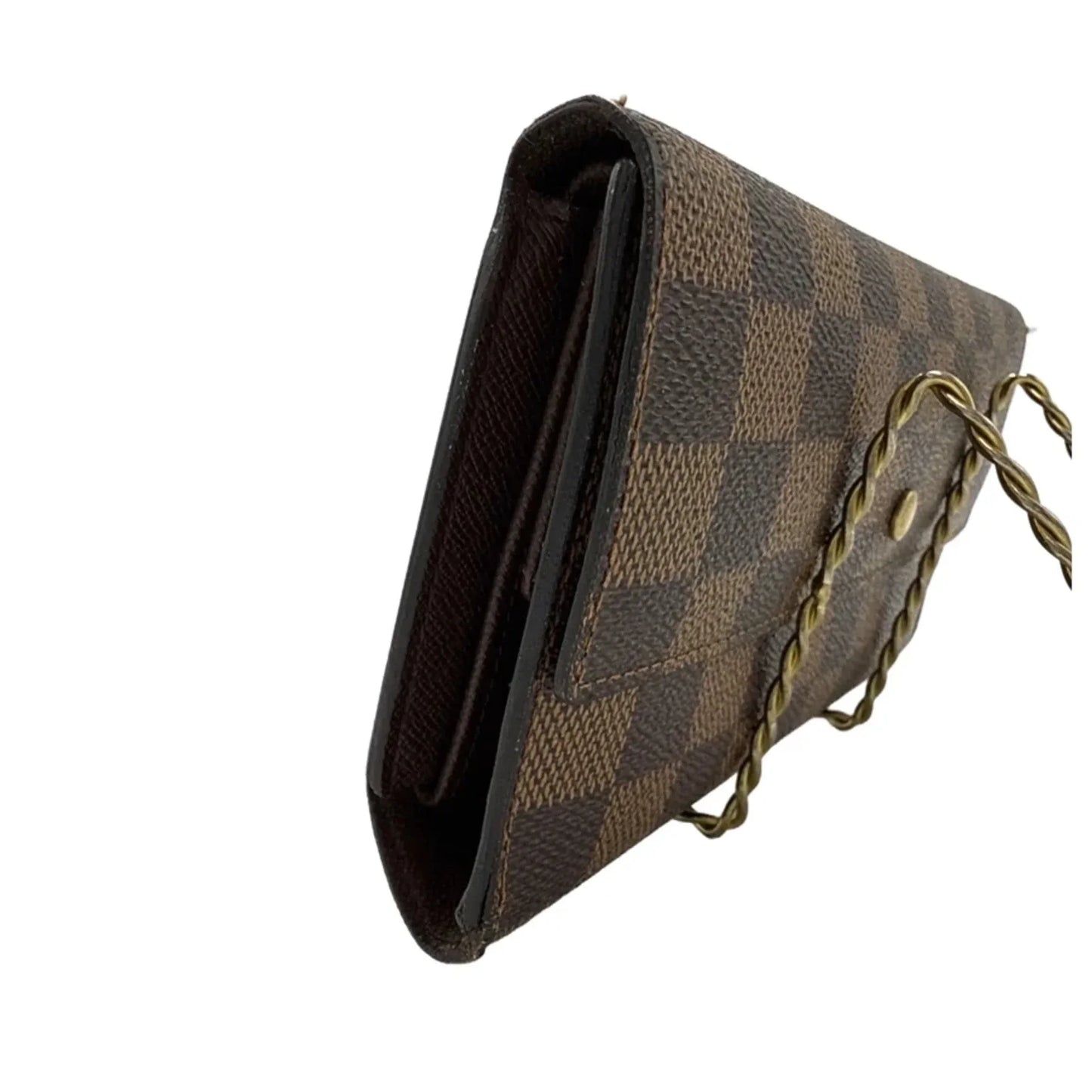 Louis Vuitton Sarah Luxury Wallet in Damier Ebene