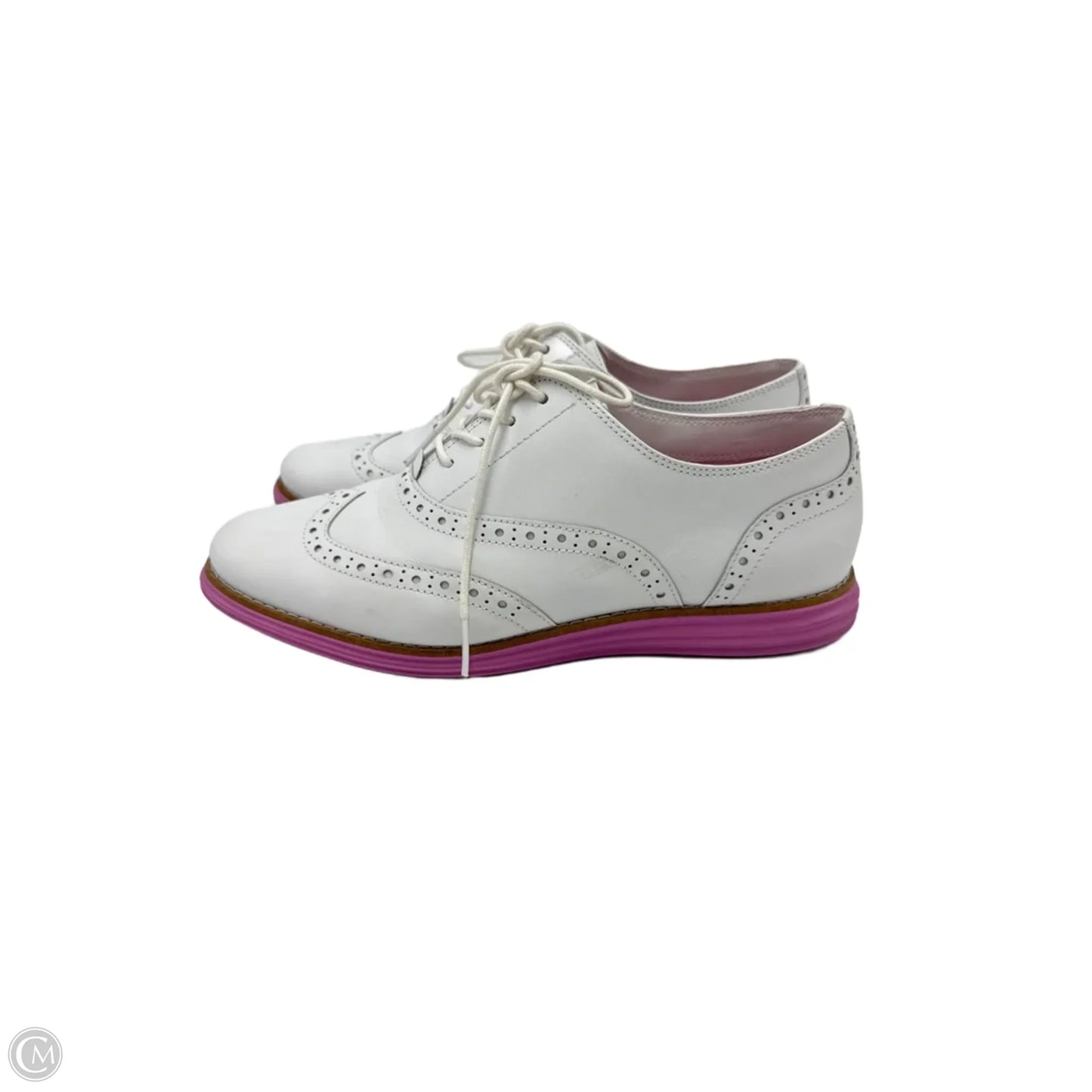 Shoes Designer By Cole-haan In Pink & White, Size: 8.5