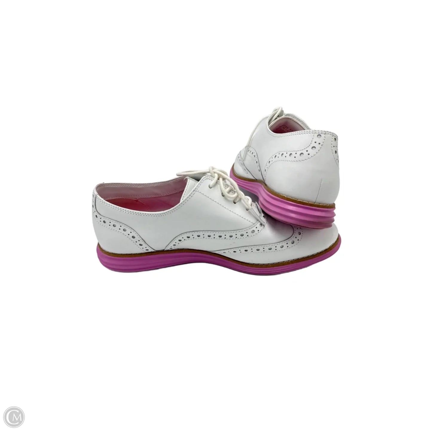 Shoes Designer By Cole-haan In Pink & White, Size: 8.5