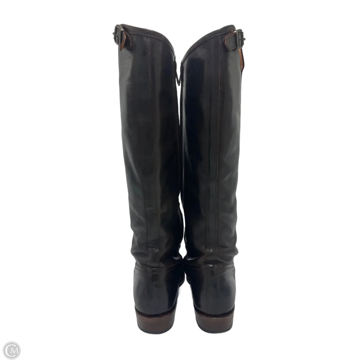 Boots Designer By Frye In Brown, Size: 7.5