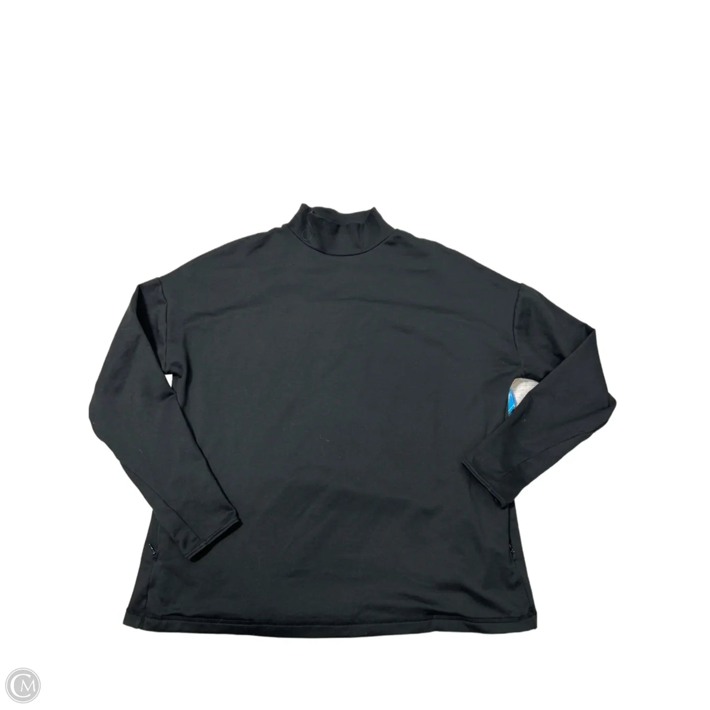 Athletic Top Long Sleeve Collar By Sweaty Betty In Black, Size: S