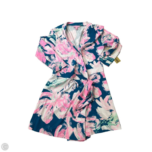 Dress Designer By Lilly Pulitzer In Blue & Pink, Size: S