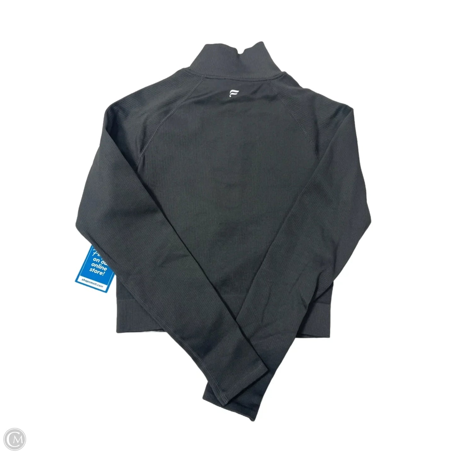 Athletic Jacket By Fabletics In Grey, Size: S