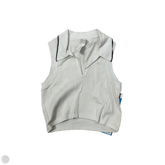Athletic Tank Top By Fabletics In Black & White, Size: S