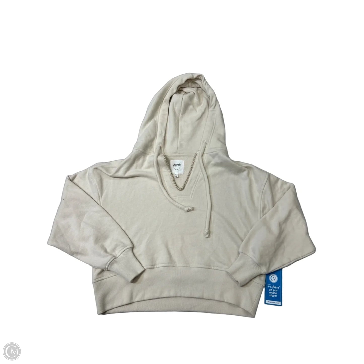 Sweatshirt Hoodie By Aerie In Gold & Tan, Size: Xs