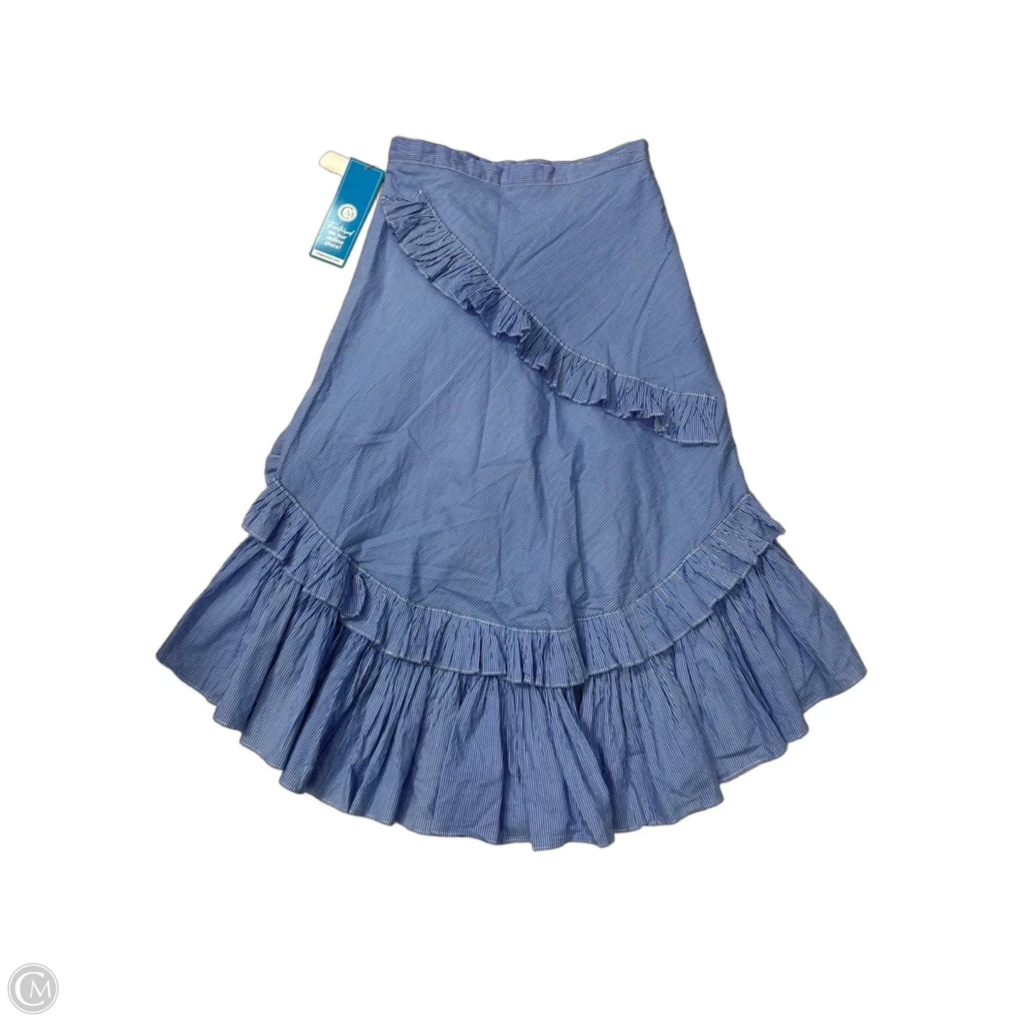 Skirt Maxi By Chicwish In Blue & White, Size: L