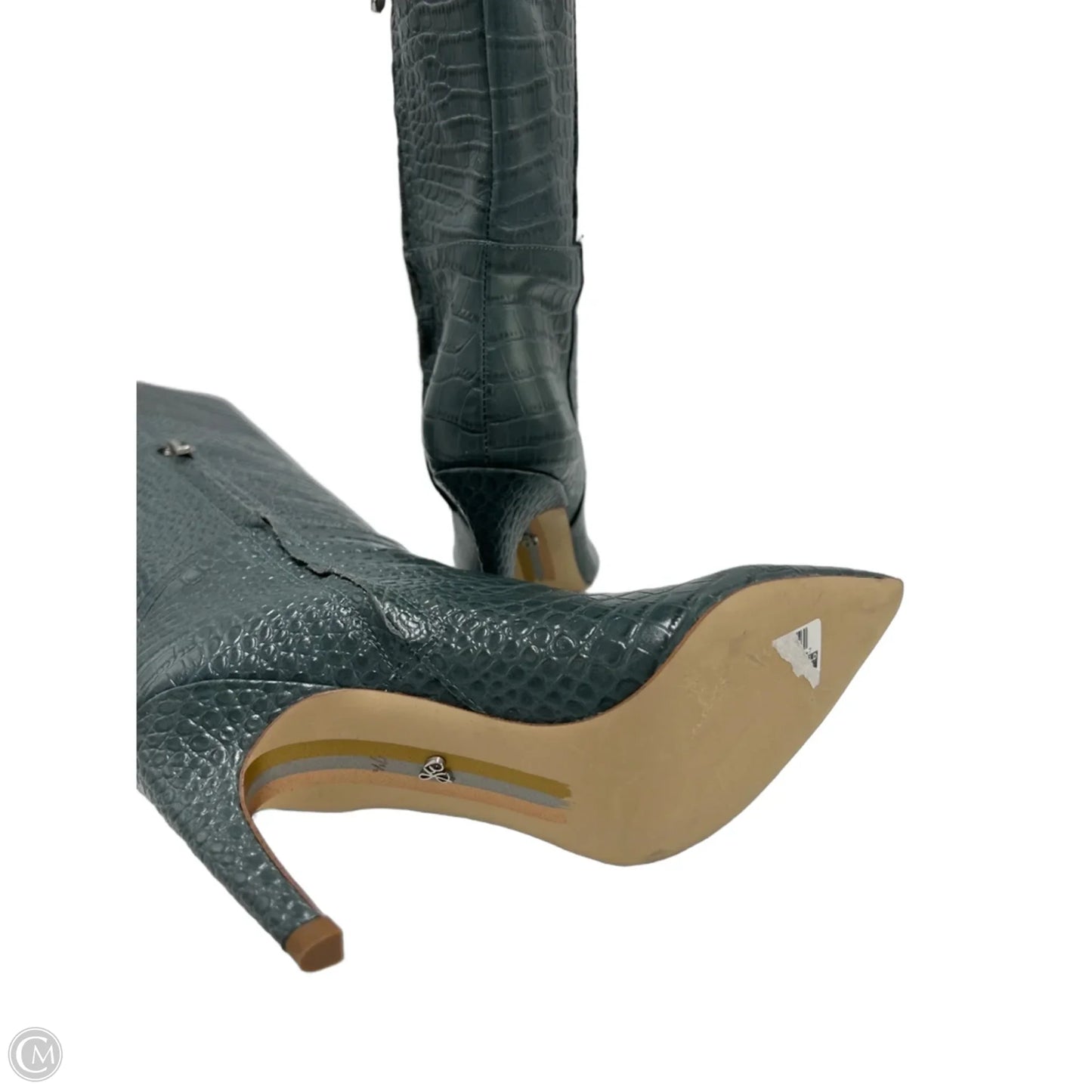 Boots Heels By Sam Edelman In Blue, Size: 7.5