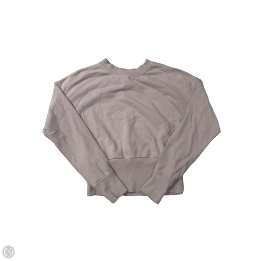 Athletic Top Long Sleeve Crewneck By Athleta In Pink, Size: Sp