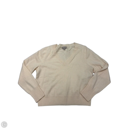 Sweater Cashmere By J. Crew In Cream, Size: L