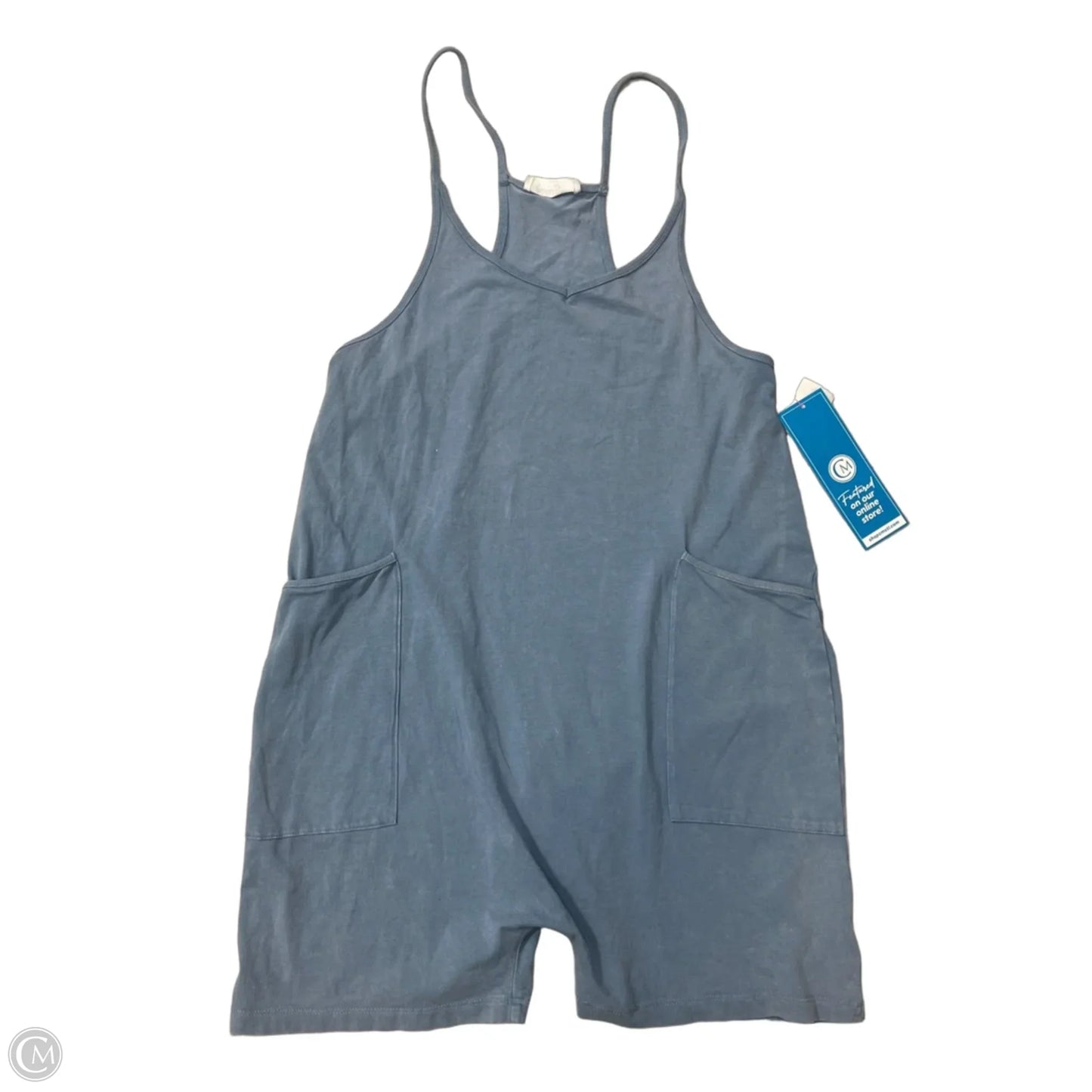 Romper By Double Zero In Blue, Size: S