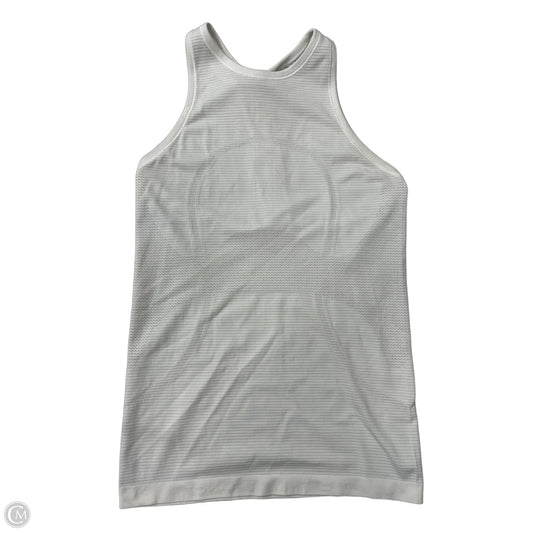 Athletic Tank Top By Lululemon In White, Size: 6
