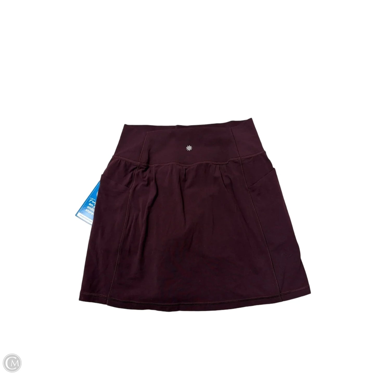 Athletic Skort By Athleta In Maroon, Size: M