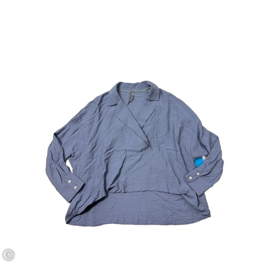 Top Long Sleeve By Anthropologie In Blue, Size: S