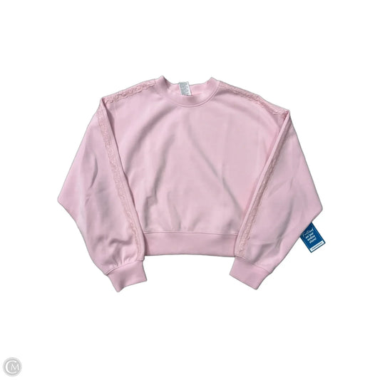 Athletic Top Long Sleeve Crewneck By All In Motion In Pink, Size: S