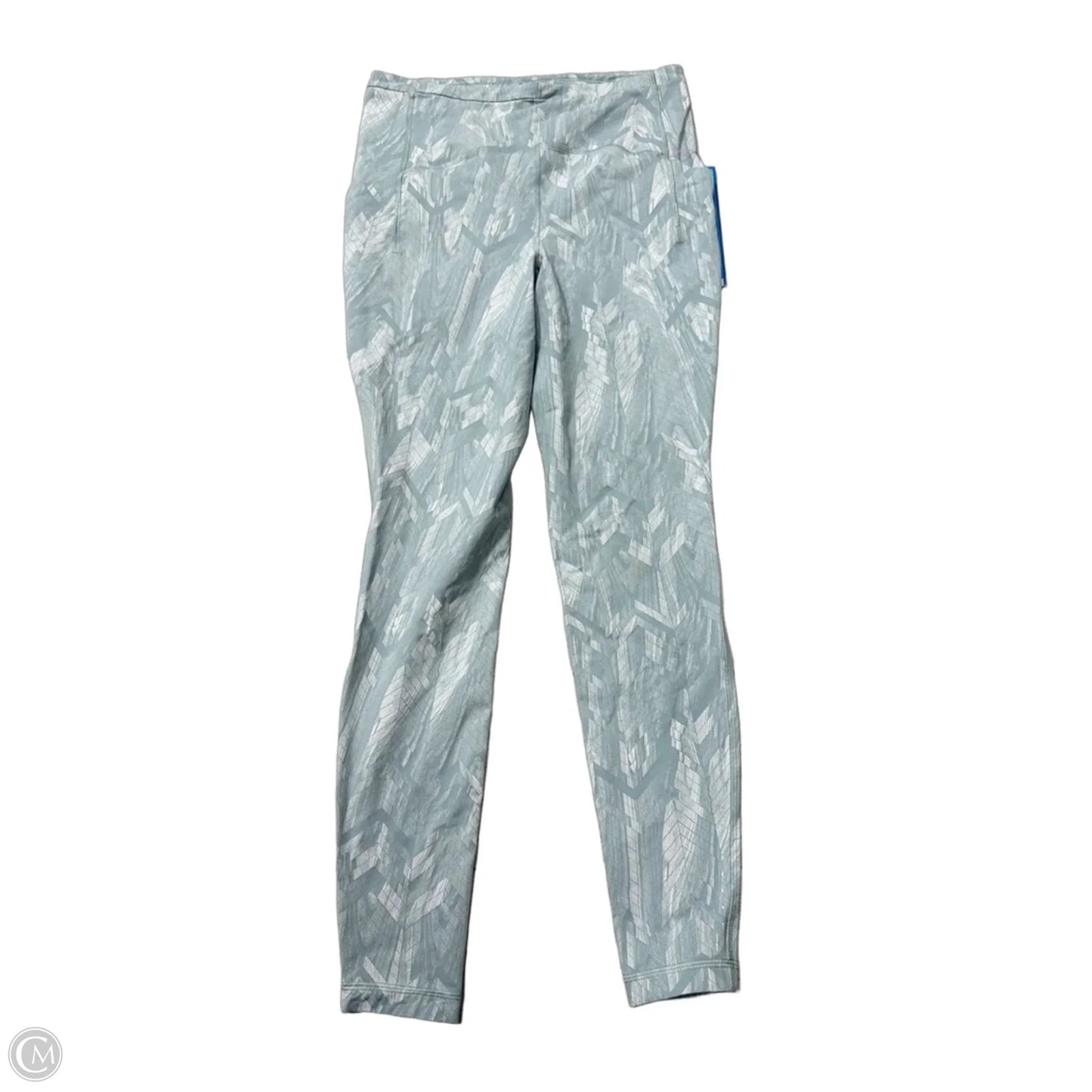 Athletic Leggings By Lululemon In Blue & White, Size: M
