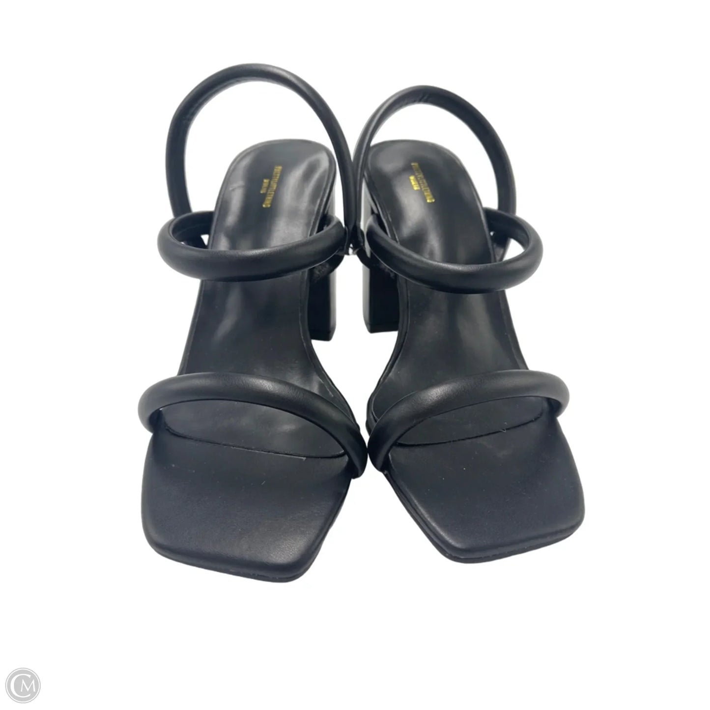 Shoes Heels Block By Pretty Little Thing In Black, Size: 6