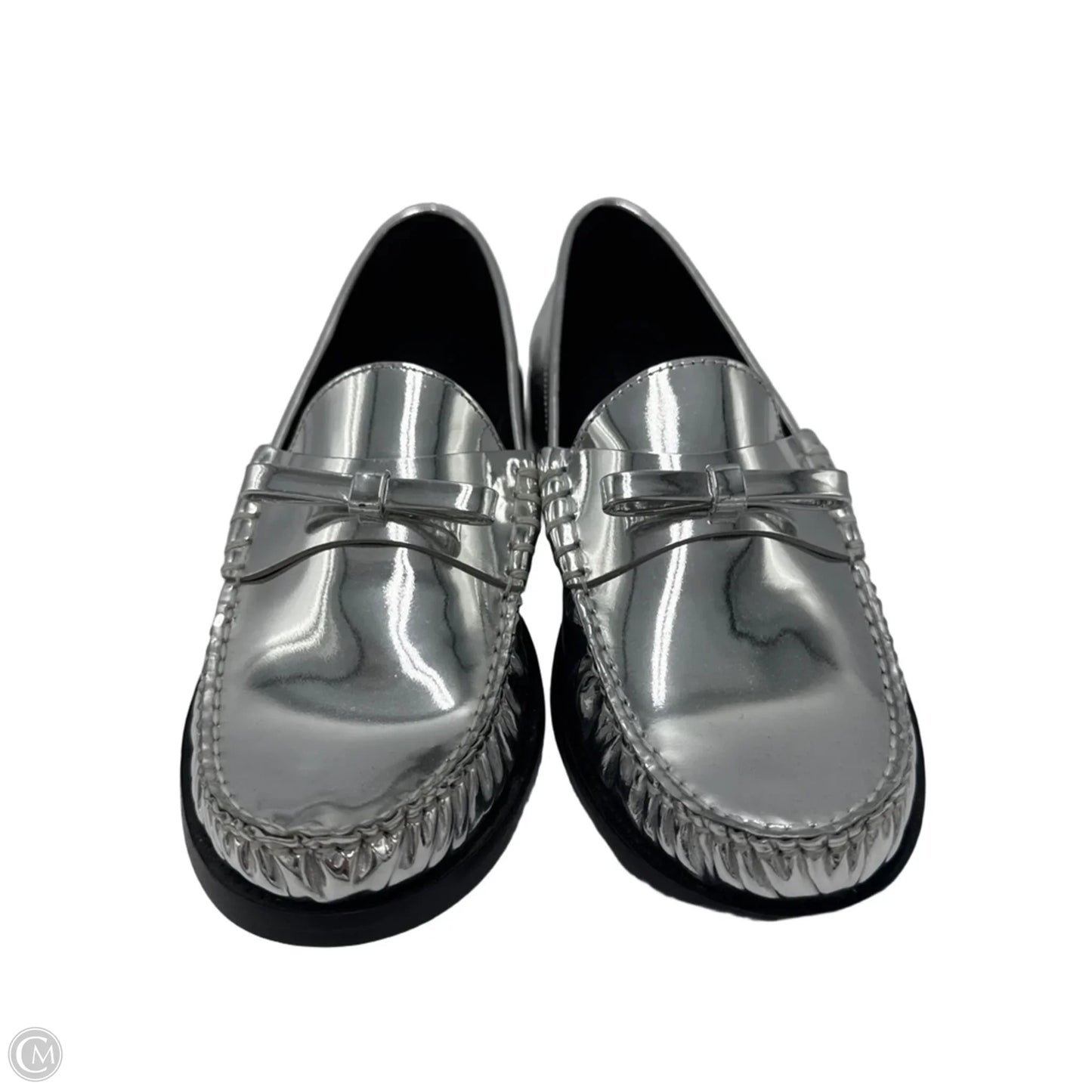 Like New! Shoes Designer By Stuart Weitzman In Silver, Size: 7.5