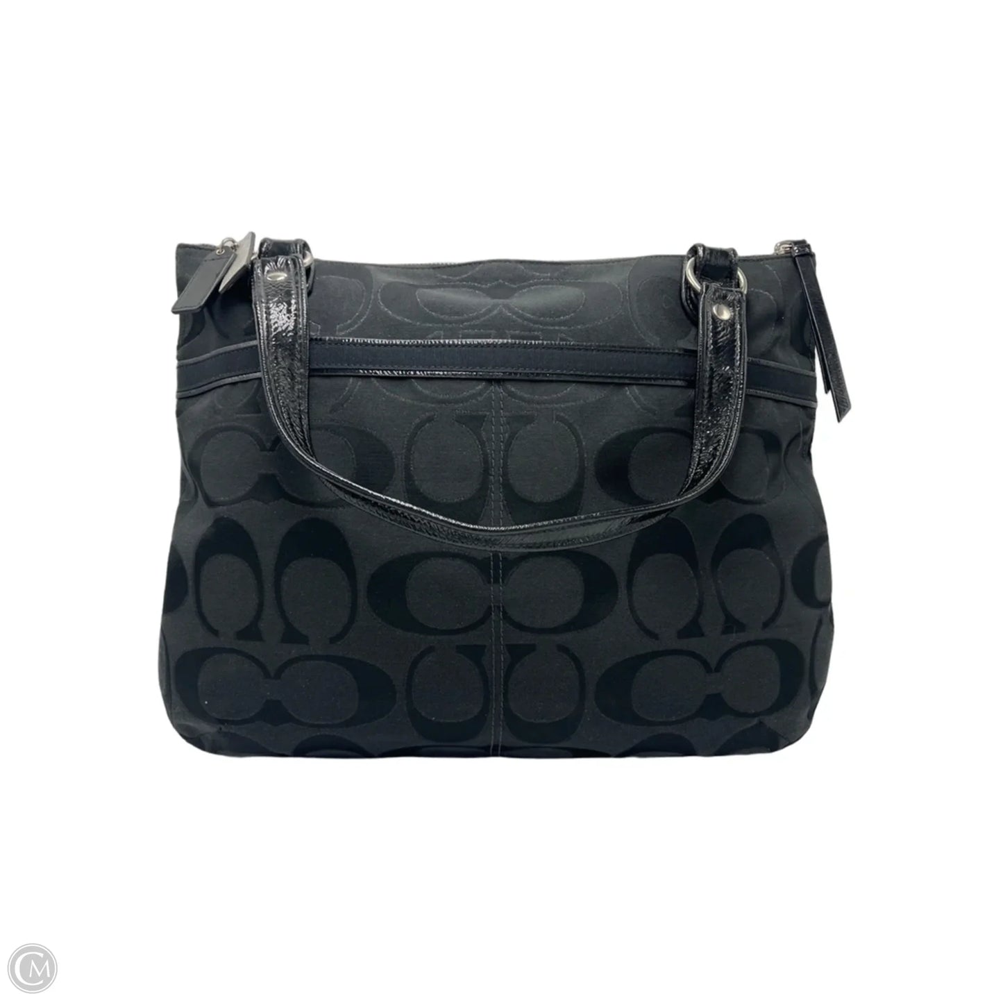 Coach Poppy Signature Sateen Designer Handbag/Tote
