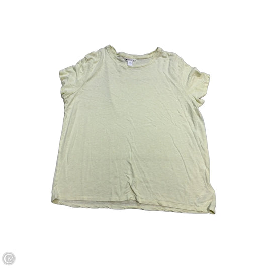 Athletic Top Short Sleeve By Athleta In Green, Size: L