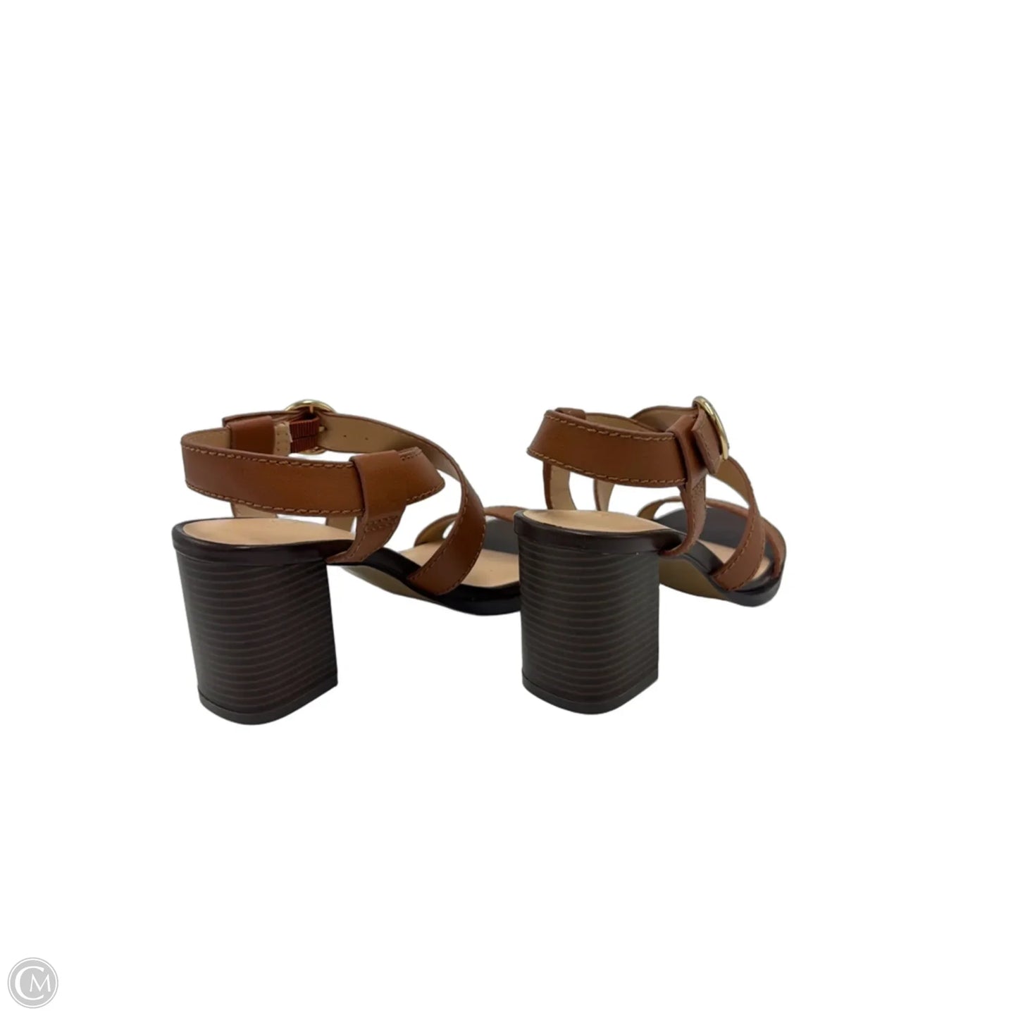 Shoes Heels Block By Loft In Brown, Size: 6.5