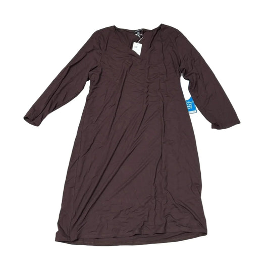 New! Dress Casual Short By Eileen Fisher In Brown, Size: L