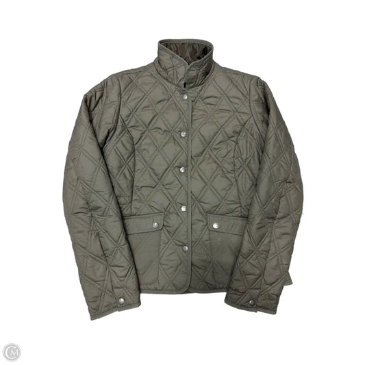 Jacket Puffer & Quilted By Eddie Bauer In Brown, Size: Xs