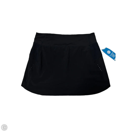 Athletic Skort By Athleta In Black, Size: Xl