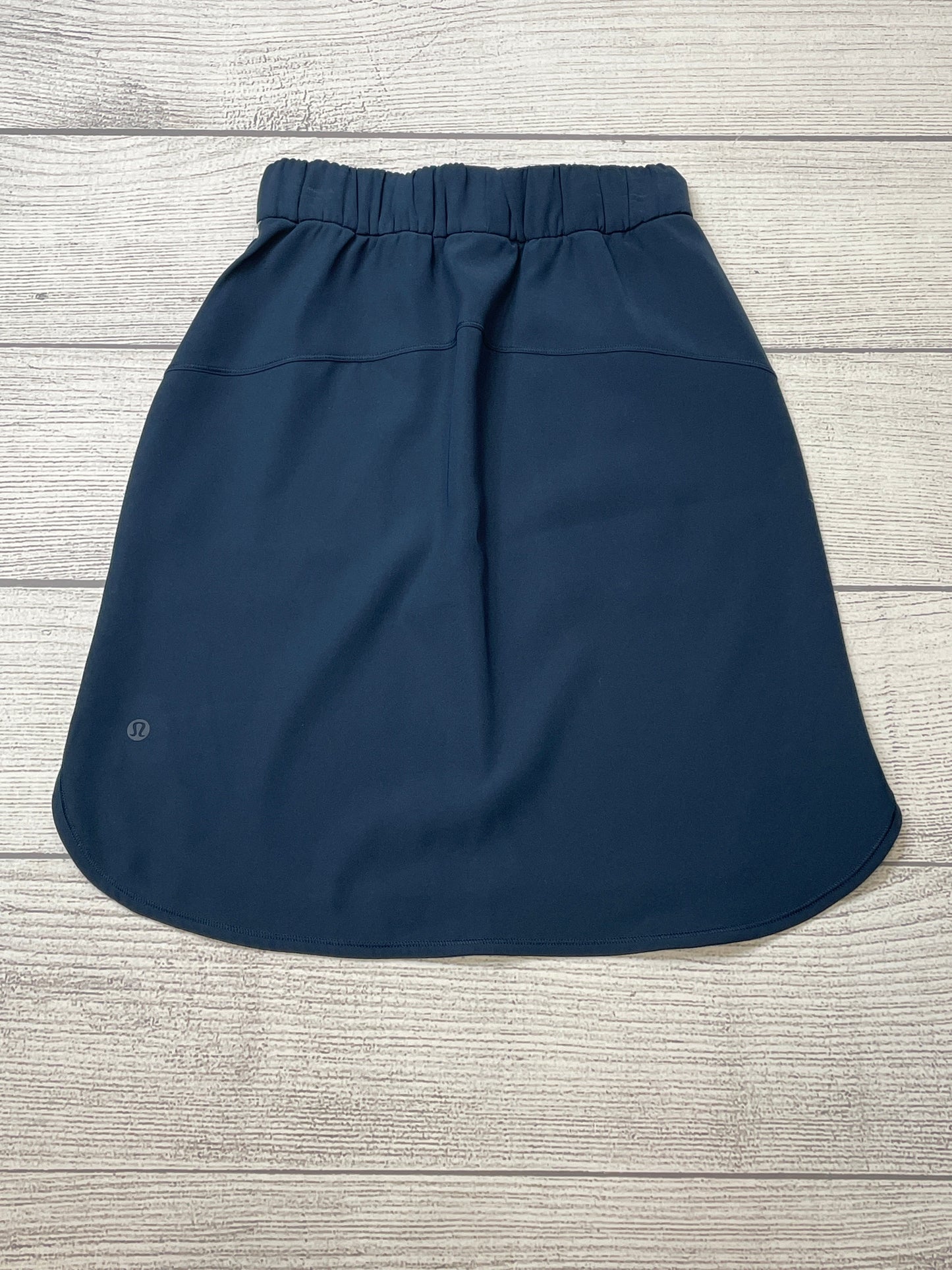 Navy Athletic Skirt Skort Lululemon, Size Xs