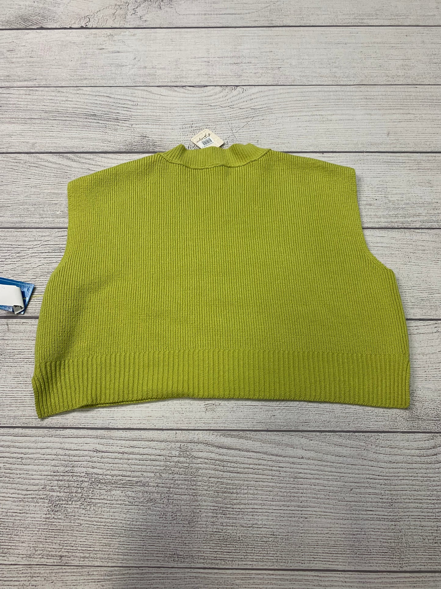 Green Sweater Short Sleeve Free People, Size S