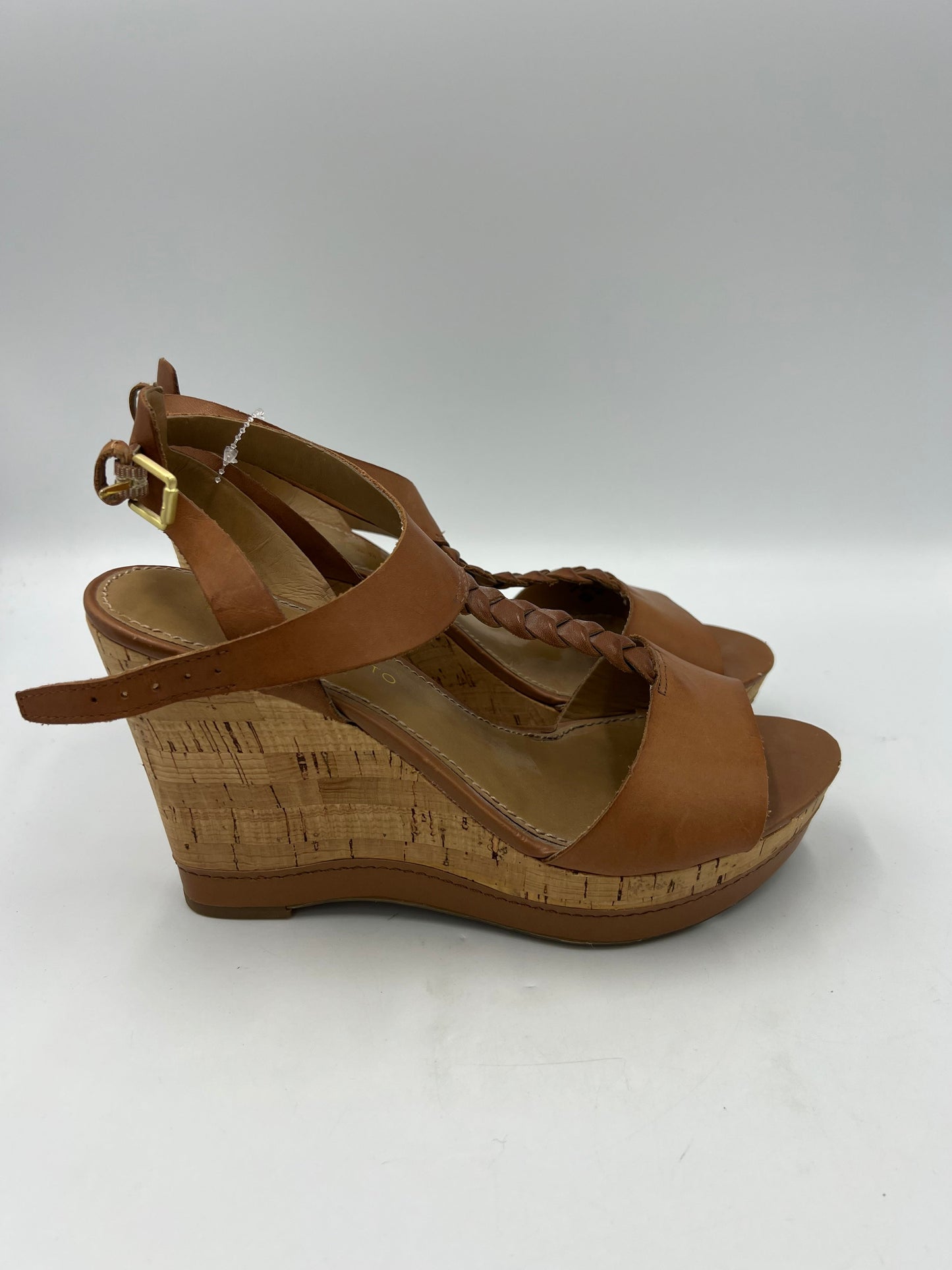 Espadrille Wedge By Franco Sarto In Brown, Size: 8.5