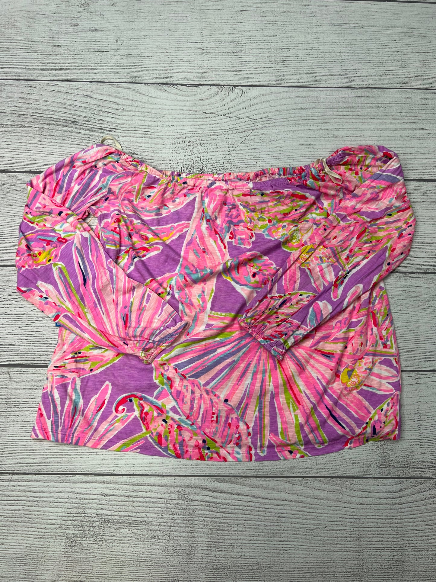 Top Long Sleeve By Lilly Pulitzer In Purple, Size: M