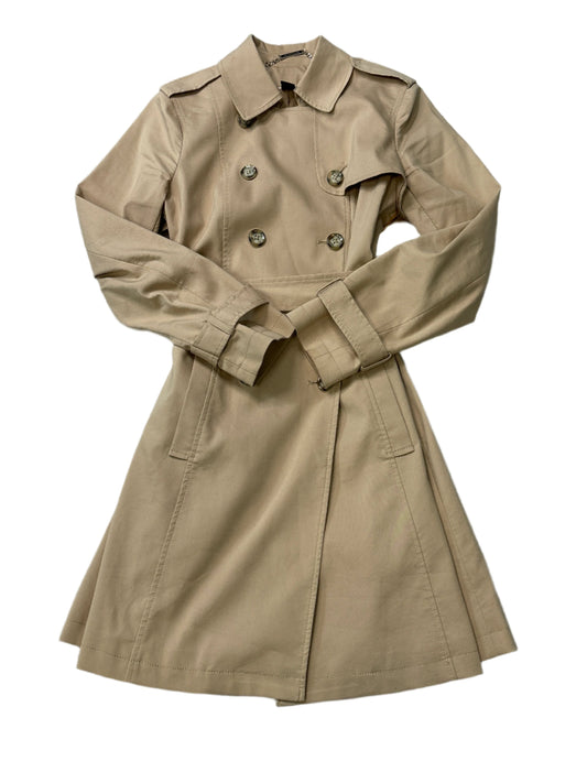 Coat Trenchcoat By White House Black Market In Tan, Size: S