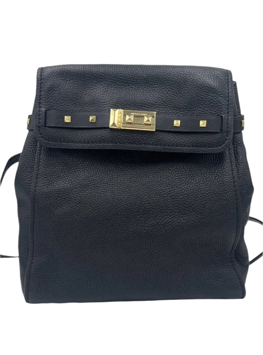 Like New! Leather Backpack Designer By Michael Kors