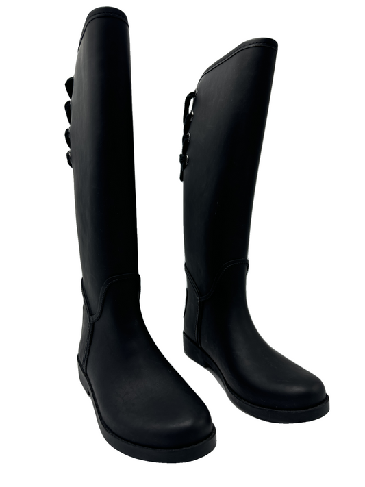 Boots Designer By Coach In Black, Size: 7