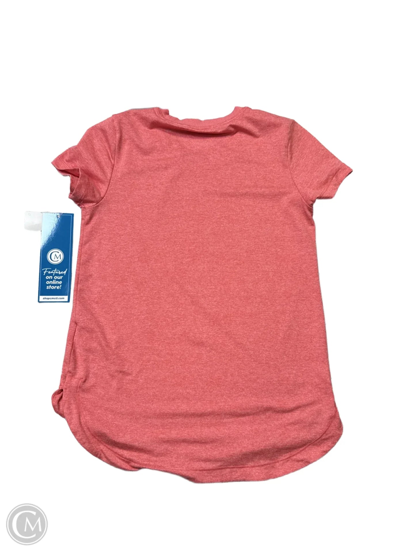 Athletic Top Short Sleeve By Athleta In Orange, Size: Xxs