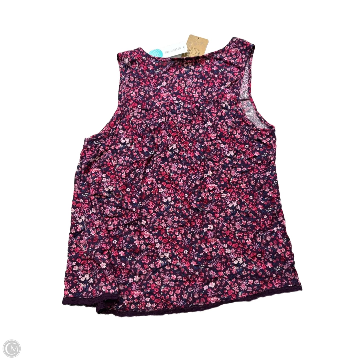 New! Top Sleeveless By Mason & Belle In Floral Print, Size: S