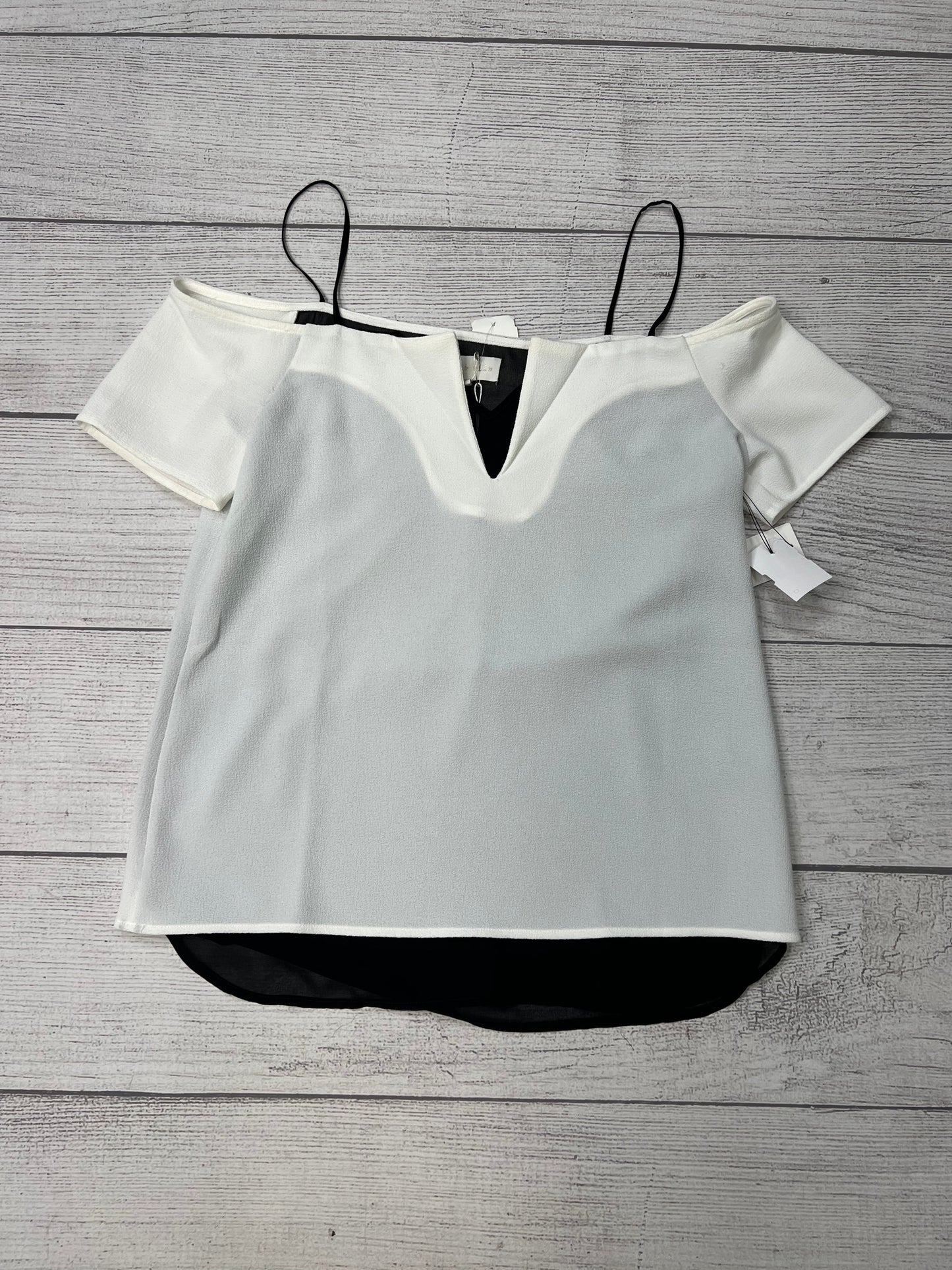 White Top Short Sleeve Copper & Ella,  Size S