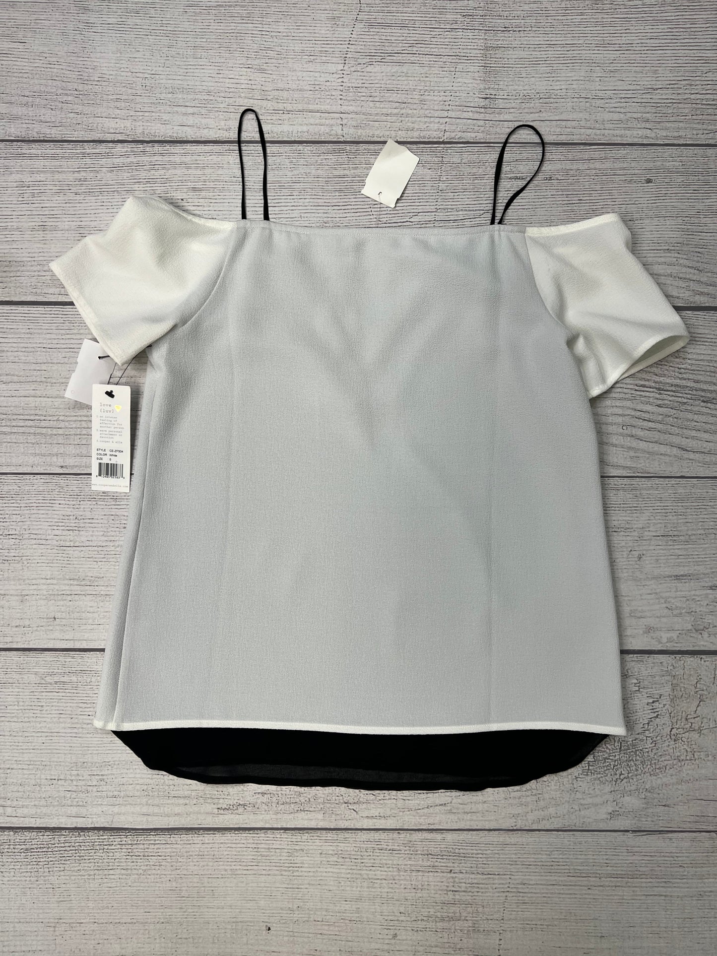 White Top Short Sleeve Copper & Ella,  Size S