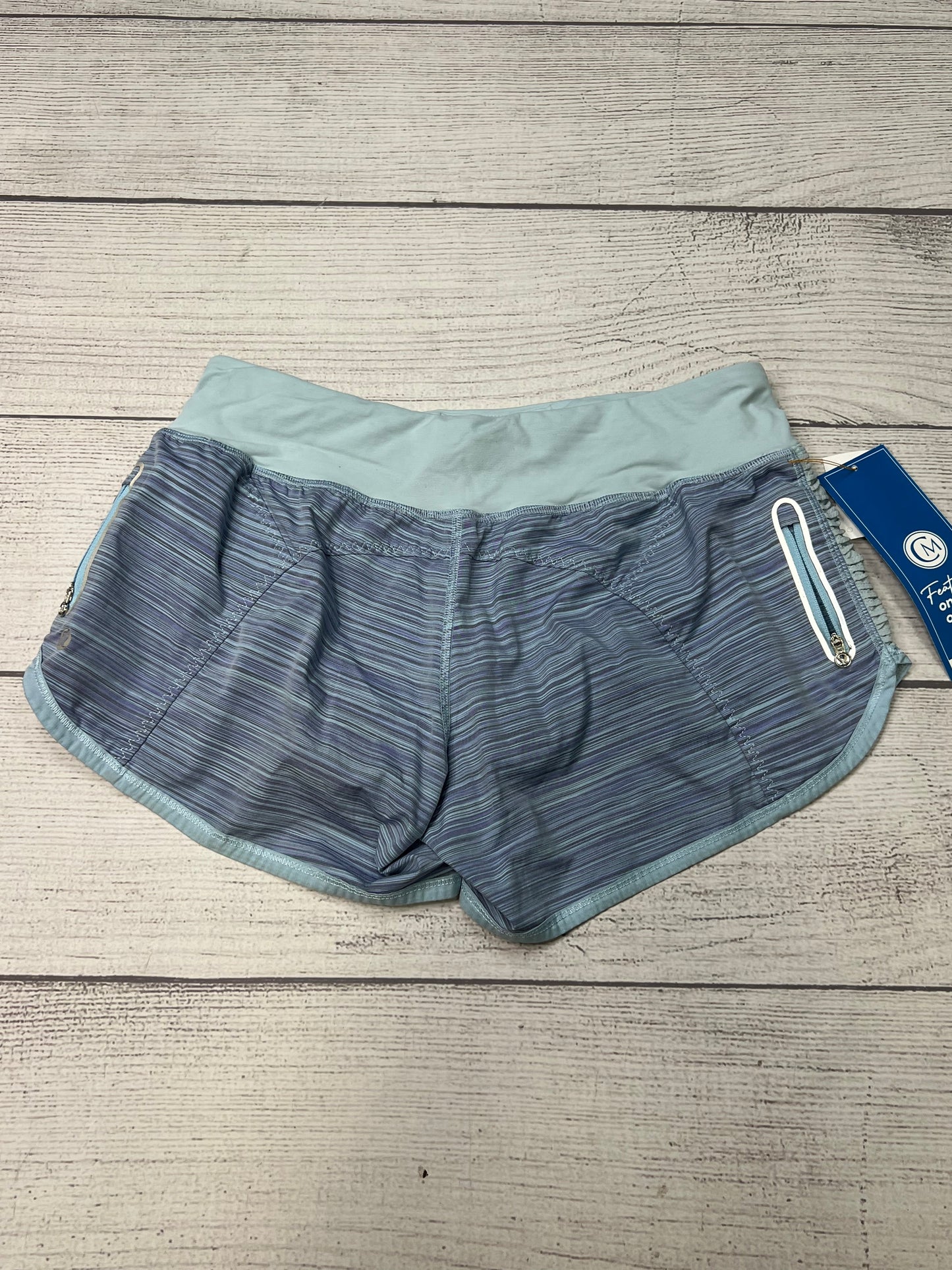 Athletic Shorts By Lululemon In Blue, Size: 6