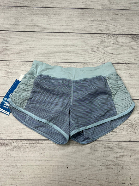 Athletic Shorts By Lululemon In Blue, Size: 6