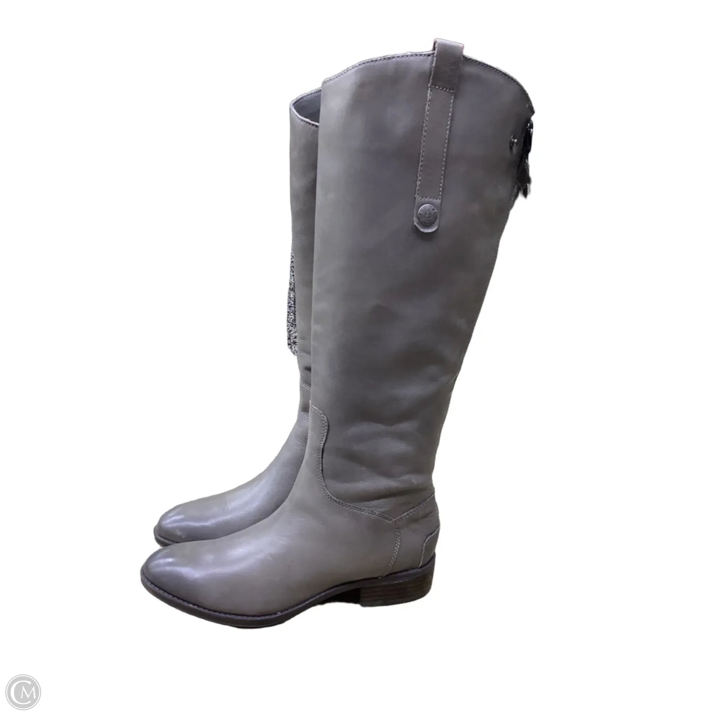 Boots Knee Flats By Sam Edelman In Grey, Size: 8