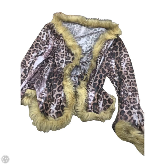 Jacket Shirt By Shein In Animal Print, Size: 3x