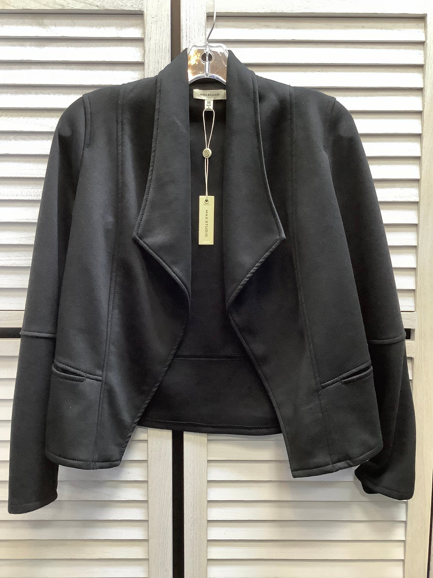 Jacket Other By Max Studio In Black, Size: Xs