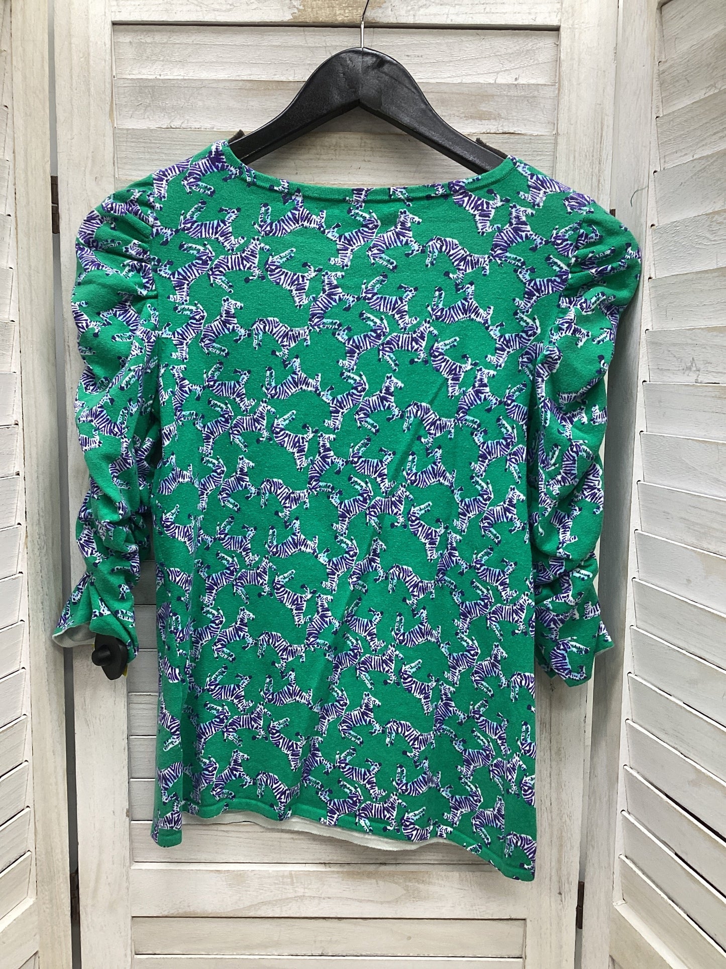 Top Long Sleeve By Lilly Pulitzer In Animal Print, Size: Xs